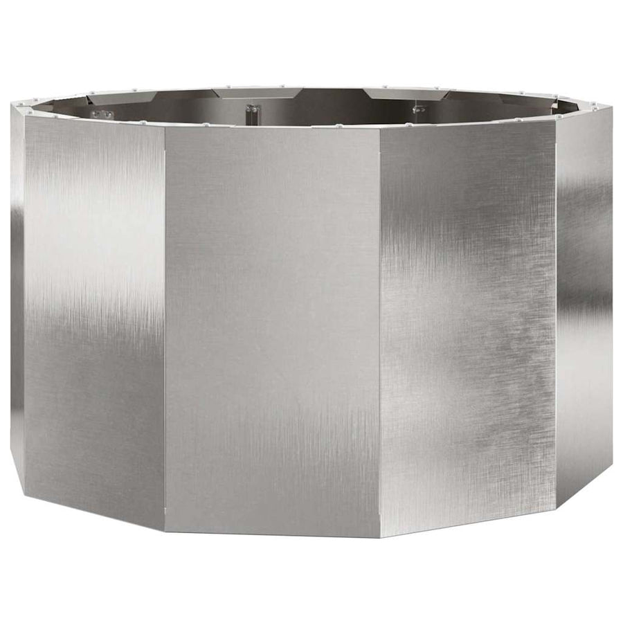 Plantenbak Zilver 60 x 60 x 35 cm Roestvrij staal