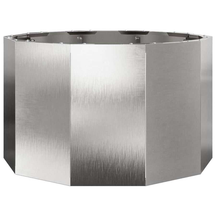 Plantenbak Zilver 60 x 60 x 35 cm Roestvrij staal