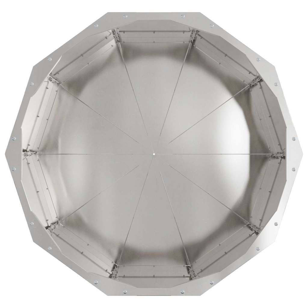 Plantenbak Zilver 60 x 60 x 35 cm Roestvrij staal