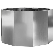 Plantenbak Zilver 60 x 60 x 35 cm Gegalvaniseerd staal