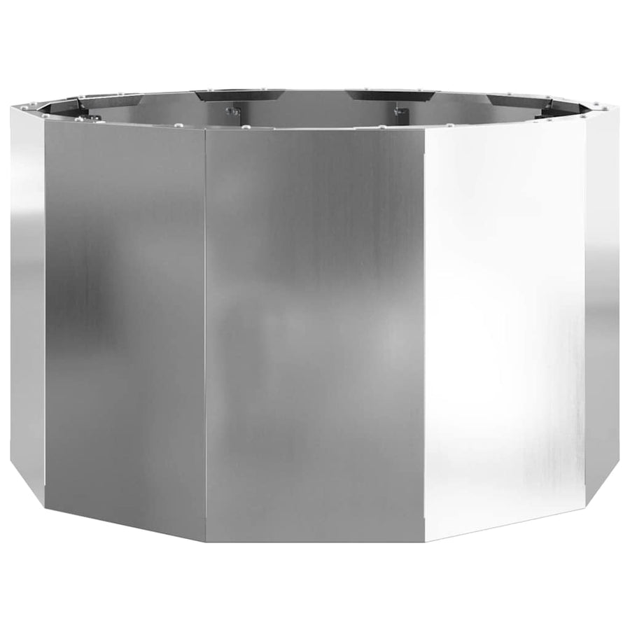 Plantenbak Zilver 60 x 60 x 35 cm Gegalvaniseerd staal