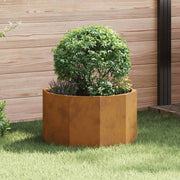 Plantenbak 60x60x35 cm cortenstaal roestig
