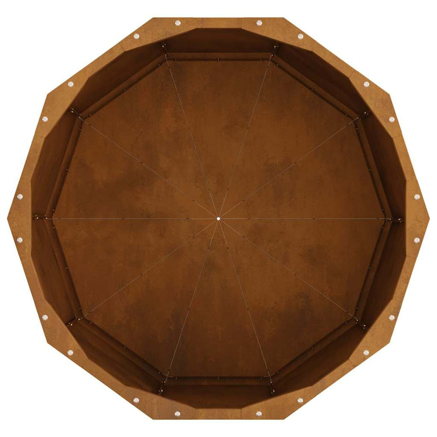 Plantenbak Roestig 60 x 60 x 35 cm Cortenstaal