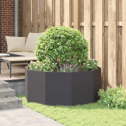 Plantenbak Zwart 120 x 120 x 50 cm Staal