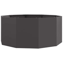 Plantenbak Zwart 120 x 120 x 50 cm Staal