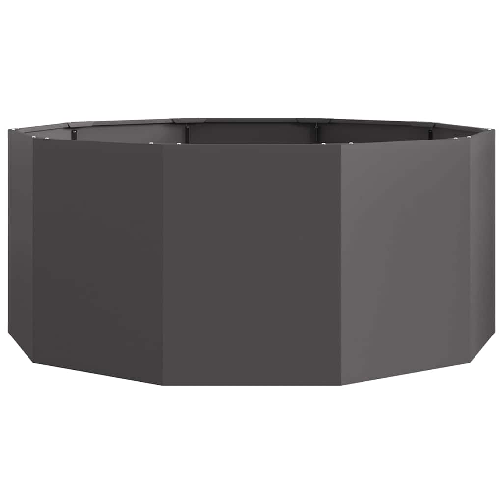 Plantenbak Zwart 120 x 120 x 50 cm Staal