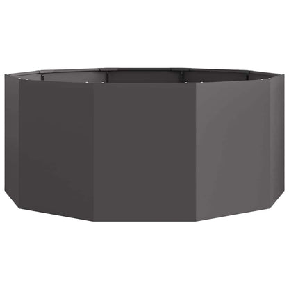 Plantenbak Zwart 120 x 120 x 50 cm Staal
