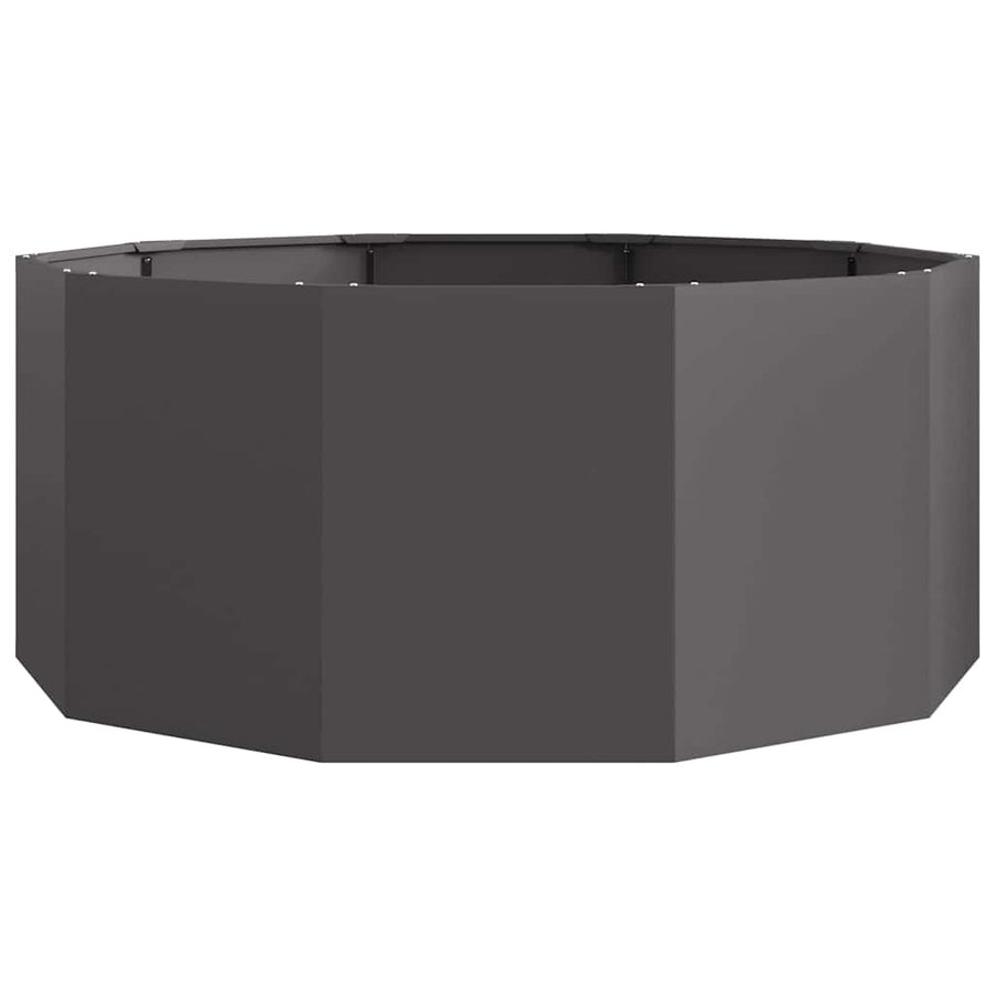 Plantenbak Zwart 120 x 120 x 50 cm Staal