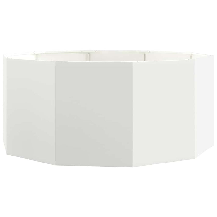 Plantenbak Wit 120 x 120 x 50 cm Staal
