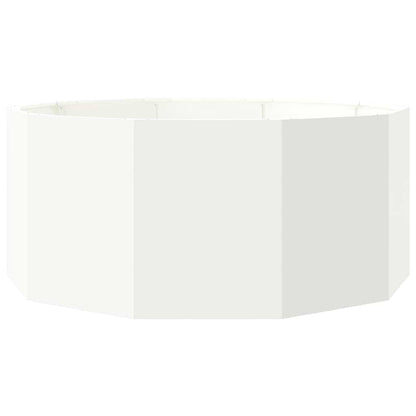 Plantenbak Wit 120 x 120 x 50 cm Staal