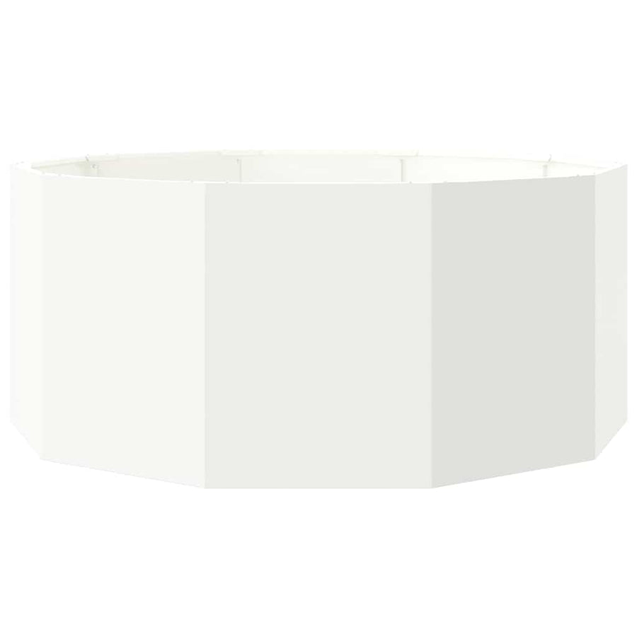 Plantenbak Wit 120 x 120 x 50 cm Staal