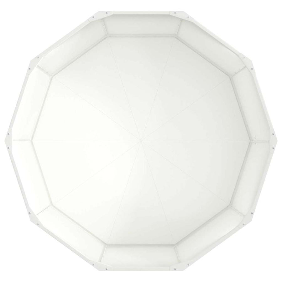 Plantenbak Wit 120 x 120 x 50 cm Staal
