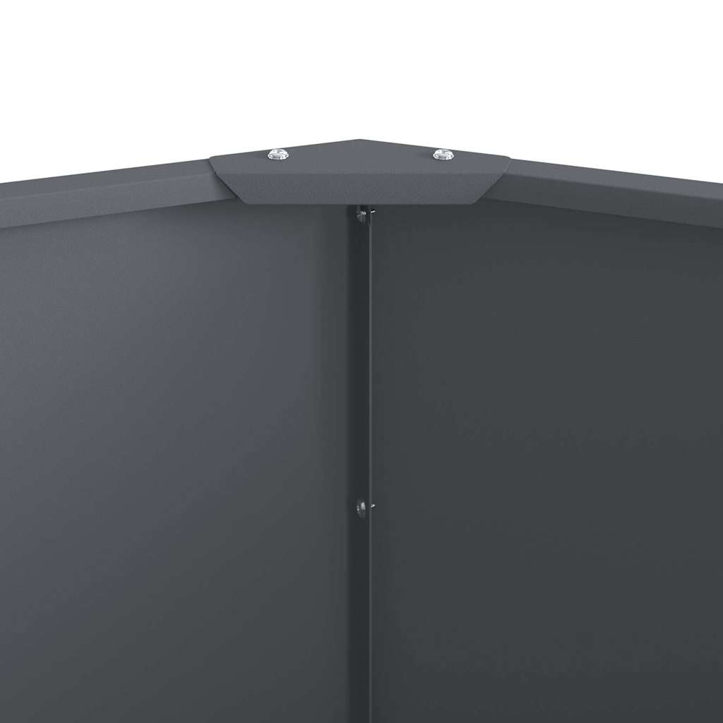 Plantenbak Antraciet 120 x 120 x 50 cm Staal