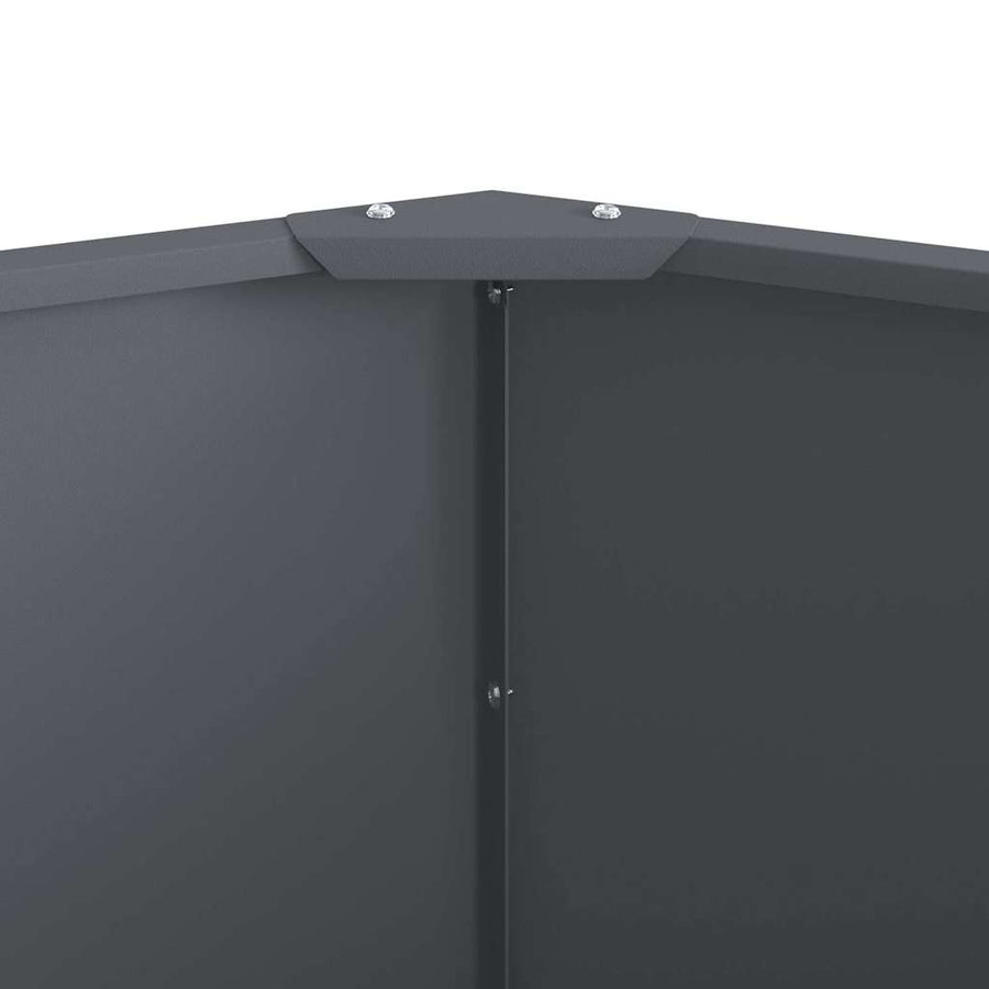 Plantenbak Antraciet 120 x 120 x 50 cm Staal