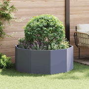Plantenbak rond 120x120x50 cm staal antraciet