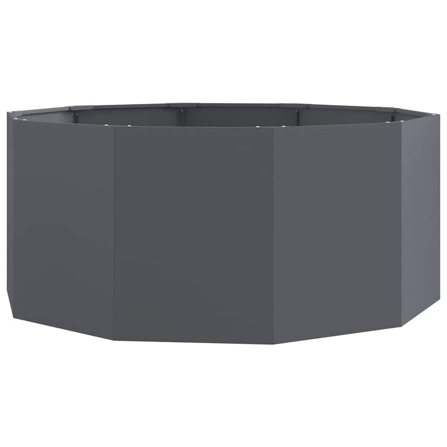 Plantenbak Antraciet 120 x 120 x 50 cm Staal