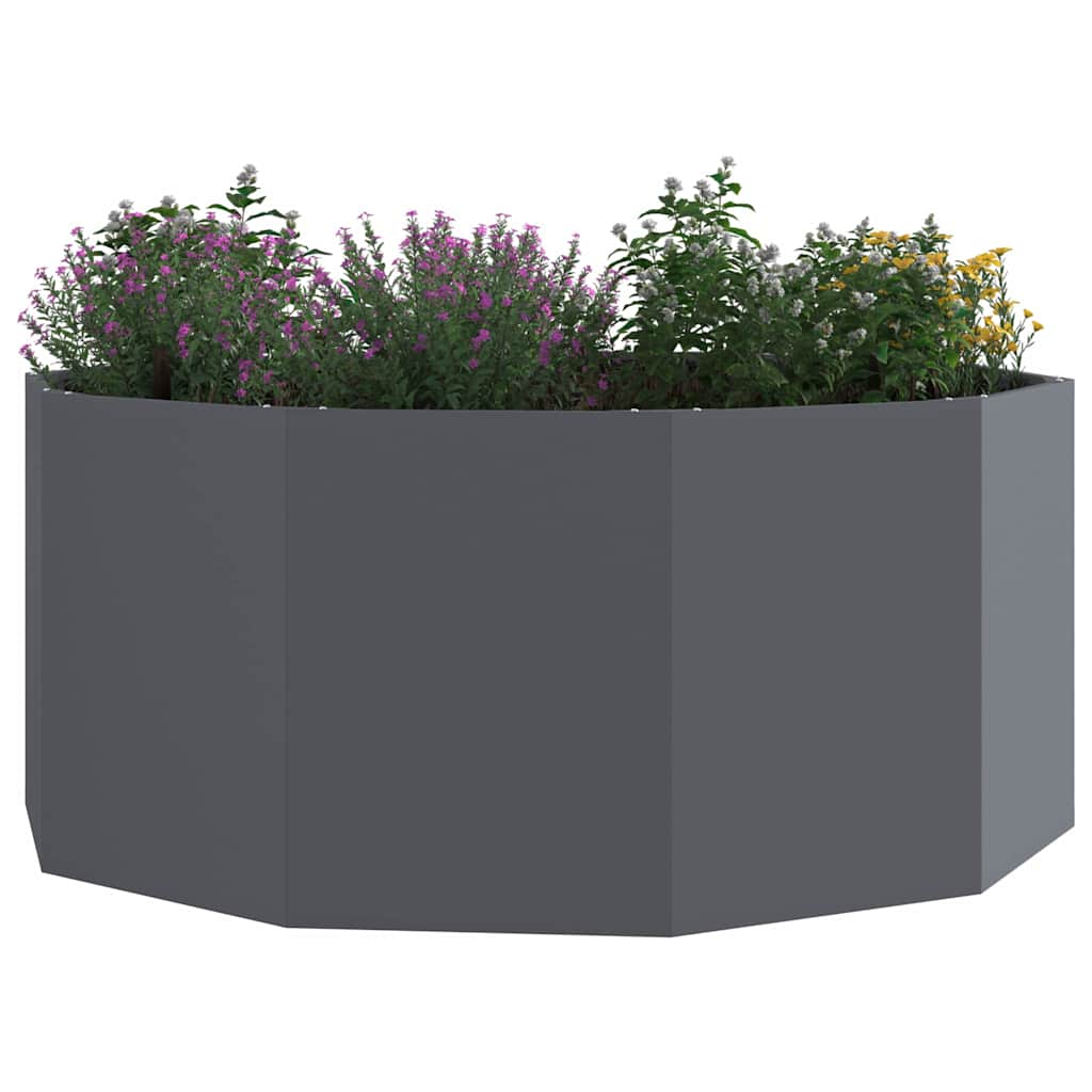 Plantenbak Antraciet 120 x 120 x 50 cm Staal