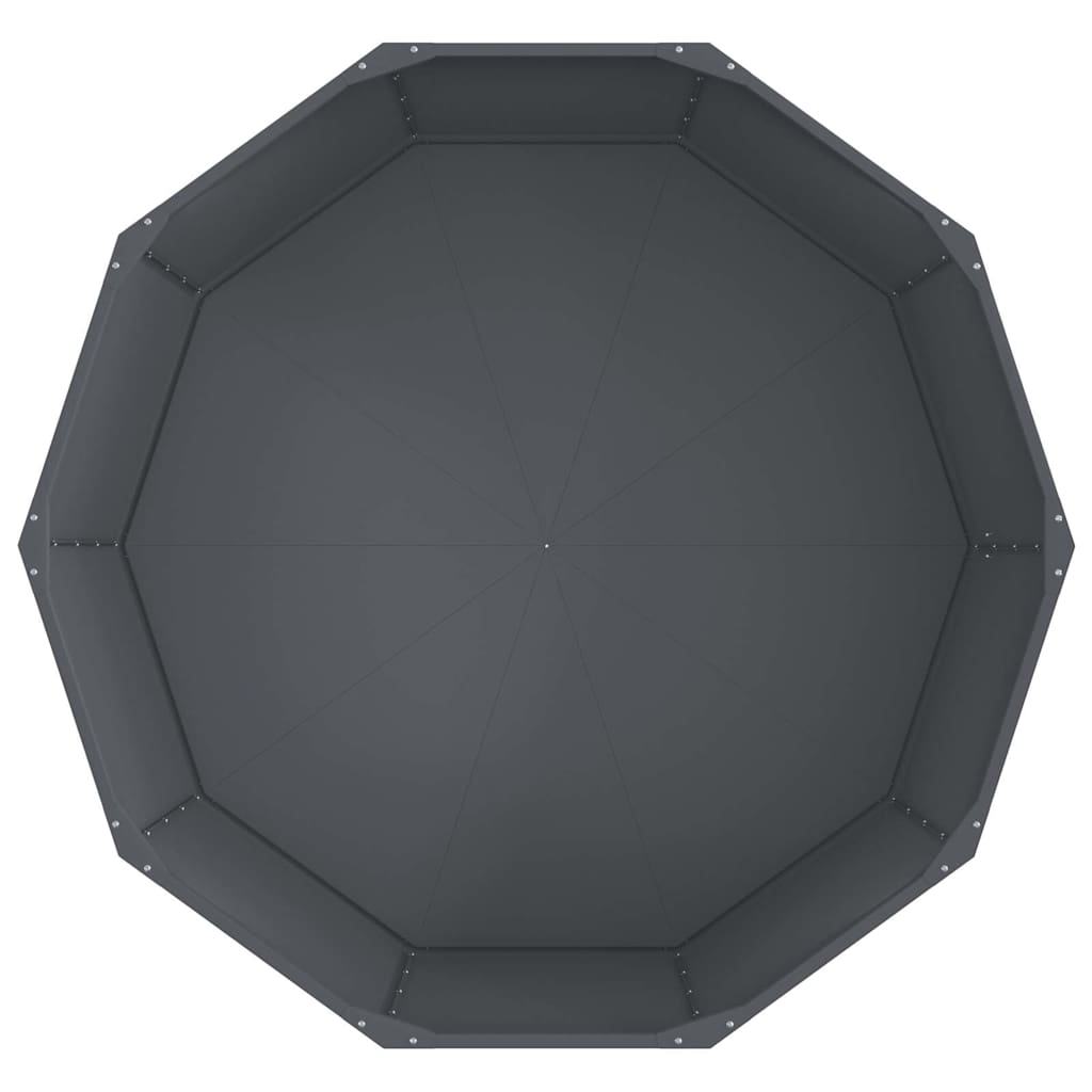 Plantenbak Antraciet 120 x 120 x 50 cm Staal