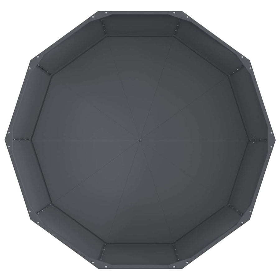 Plantenbak Antraciet 120 x 120 x 50 cm Staal