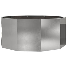 Plantenbak Zilver 120 x 120 x 50 cm Roestvrij staal