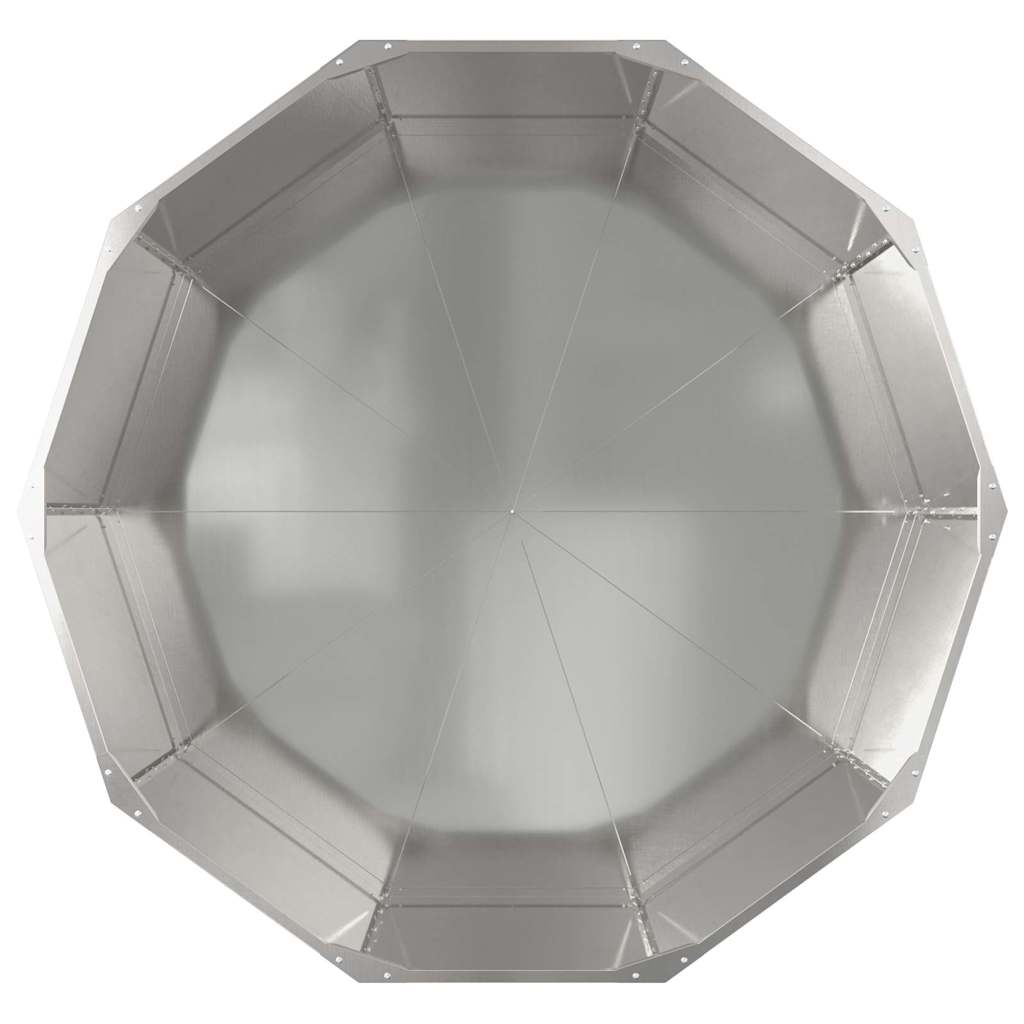 Plantenbak Zilver 120 x 120 x 50 cm Roestvrij staal