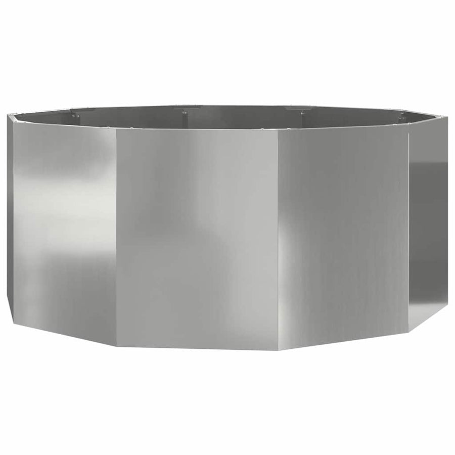 Plantenbak Zilver 120 x 120 x 50 cm Gegalvaniseerd staal