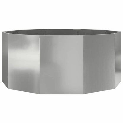 Plantenbak Zilver 120 x 120 x 50 cm Gegalvaniseerd staal