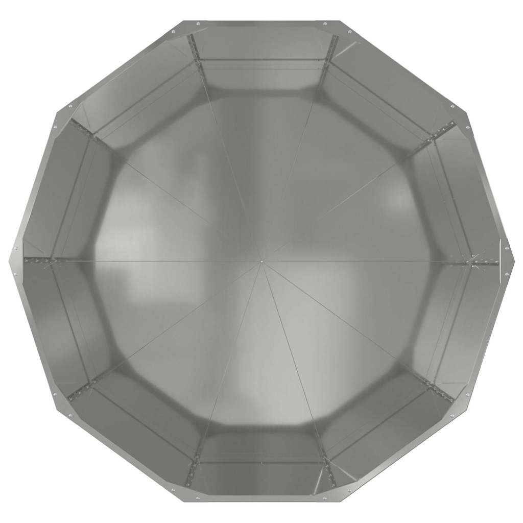 Plantenbak Zilver 120 x 120 x 50 cm Gegalvaniseerd staal