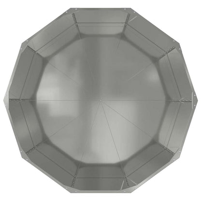 Plantenbak Zilver 120 x 120 x 50 cm Gegalvaniseerd staal