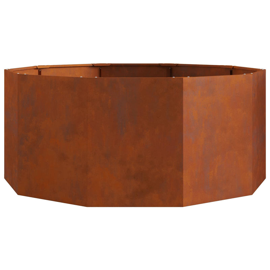 Plantenbak Roestig 120 x 120 x 50 cm Cortenstaal
