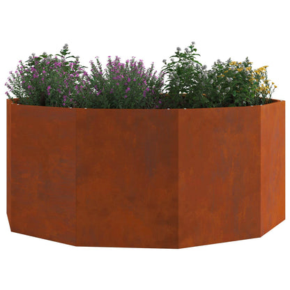 Plantenbak Roestig 120 x 120 x 50 cm Cortenstaal