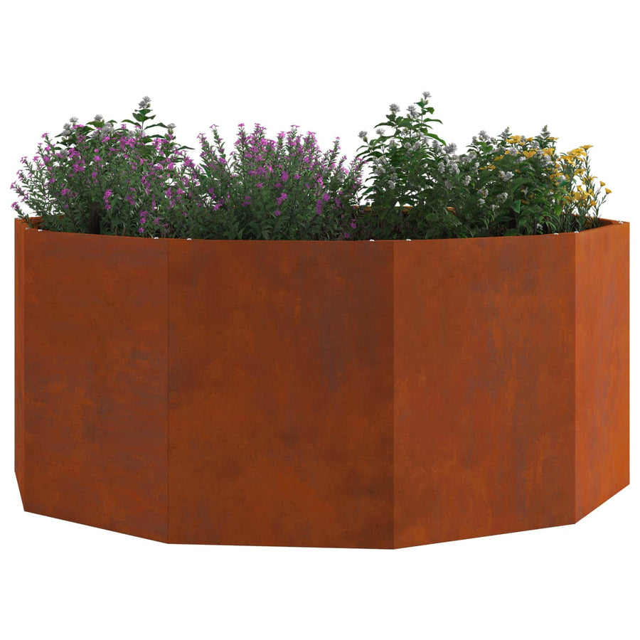 Plantenbak Roestig 120 x 120 x 50 cm Cortenstaal