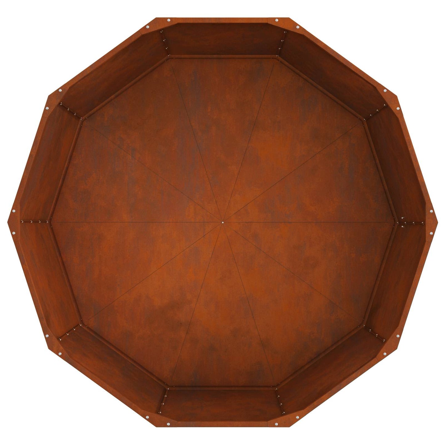 Plantenbak Roestig 120 x 120 x 50 cm Cortenstaal