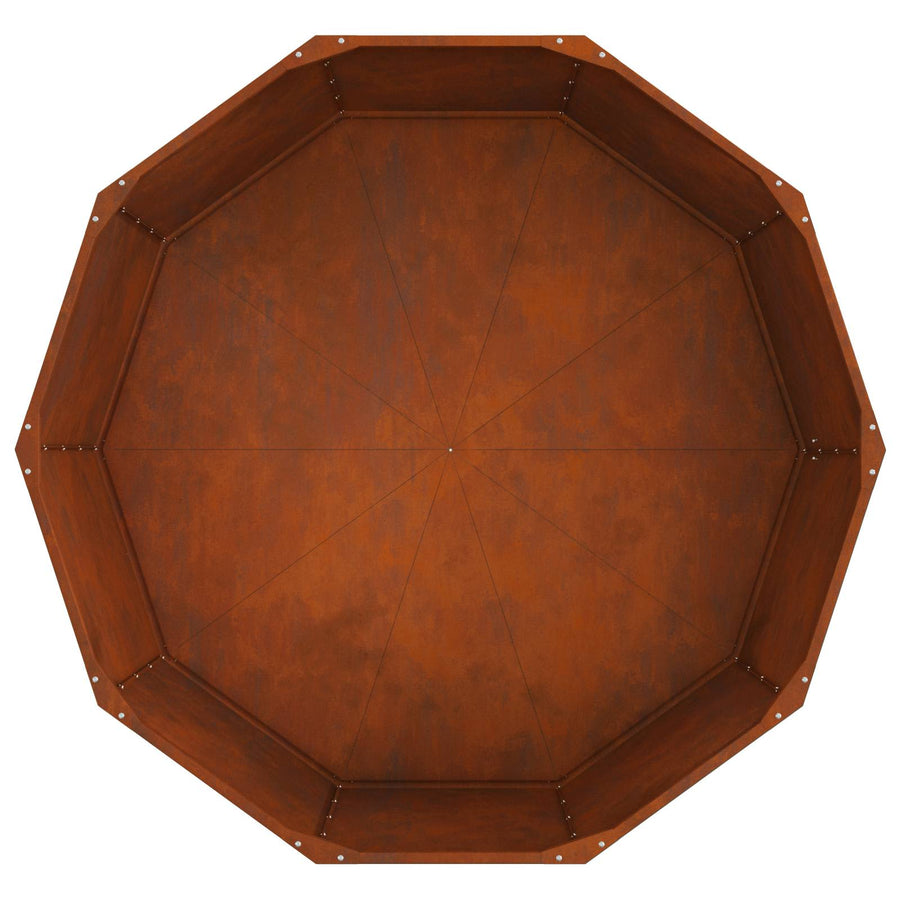 Plantenbak Roestig 120 x 120 x 50 cm Cortenstaal