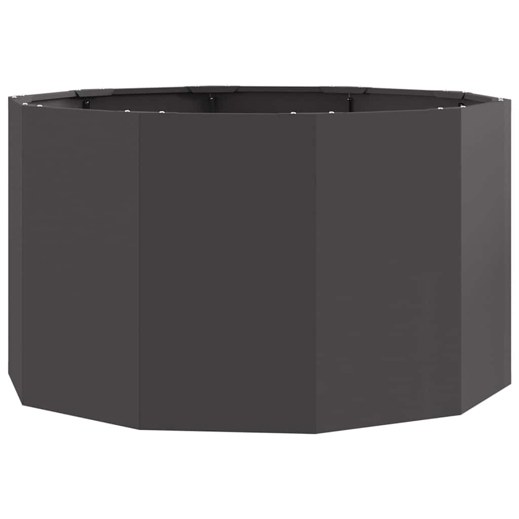 Plantenbak Zwart 90 x 90 x 50 cm Staal