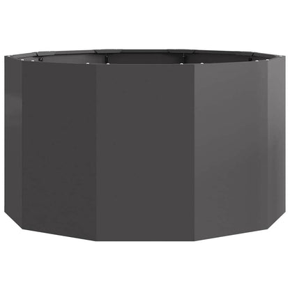 Plantenbak Zwart 90 x 90 x 50 cm Staal