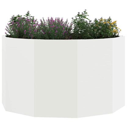 Plantenbak Wit 90 x 90 x 50 cm Staal