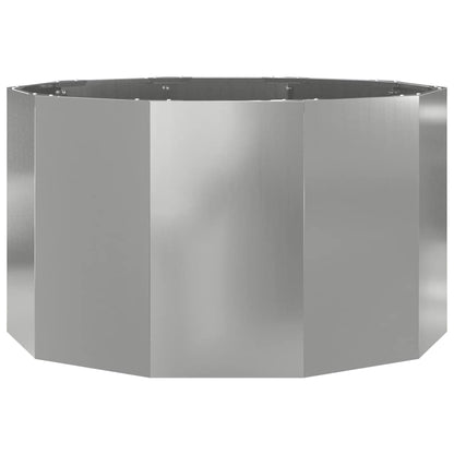 Plantenbak Zilver 90 x 90 x 50 cm Gegalvaniseerd staal