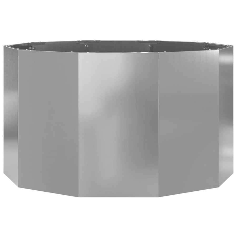 Plantenbak Zilver 90 x 90 x 50 cm Gegalvaniseerd staal
