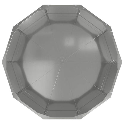 Plantenbak Zilver 90 x 90 x 50 cm Gegalvaniseerd staal