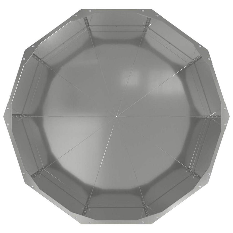 Plantenbak Zilver 90 x 90 x 50 cm Gegalvaniseerd staal