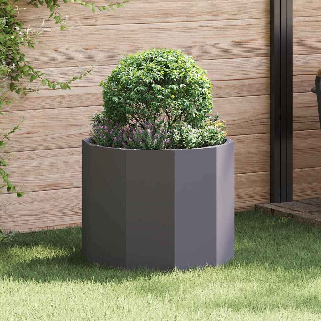 Plantenbak Zwart 60 x 60 x 50 cm Staal