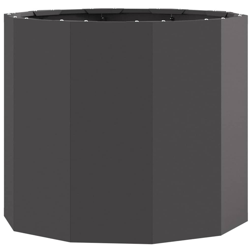 Plantenbak Zwart 60 x 60 x 50 cm Staal