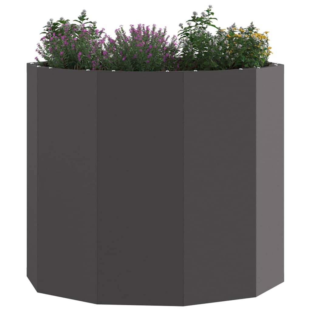 Plantenbak Zwart 60 x 60 x 50 cm Staal