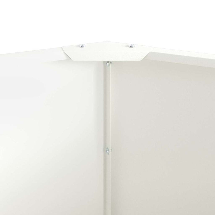 Plantenbak Wit 60 x 60 x 50 cm Staal