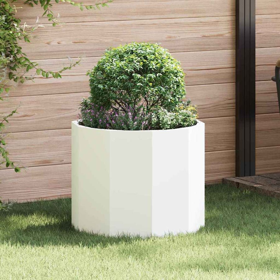 Plantenbak Wit 60 x 60 x 50 cm Staal
