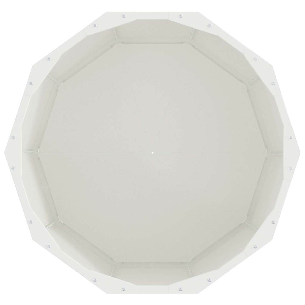 Plantenbak Wit 60 x 60 x 50 cm Staal