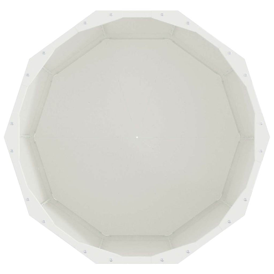 Plantenbak Wit 60 x 60 x 50 cm Staal