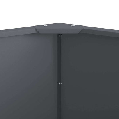 Plantenbak Antraciet 60 x 60 x 50 cm Staal