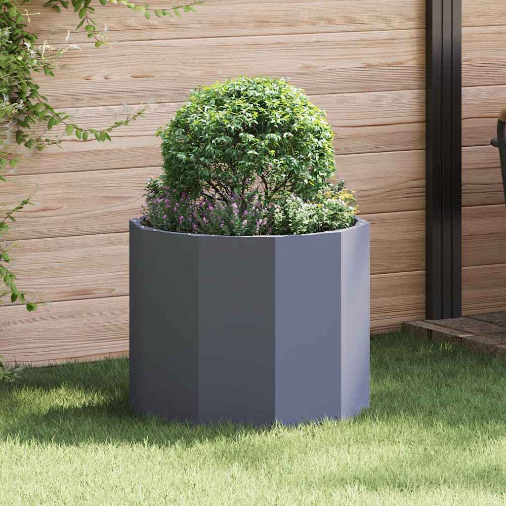 Plantenbak Antraciet 60 x 60 x 50 cm Staal